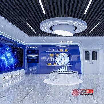 合肥北城企業展廳設計裝修全景效果圖